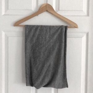 Lightweight grey infinity scarf